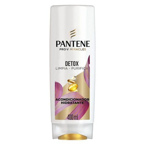 Acondicionador Pantene Detox Limpia - Purifica 400 Ml.