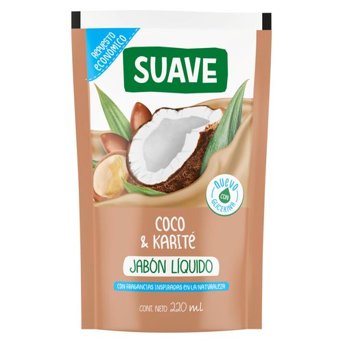 Jabón Liquido Coco Y Karite 220 Ml.