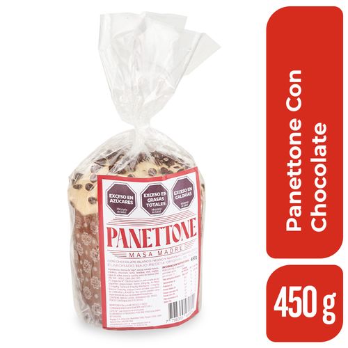 Panettone Con Chocolate 450 Gr.