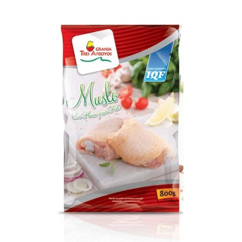 Muslo Congelado Granja 3 Arroyos 800 Gr.