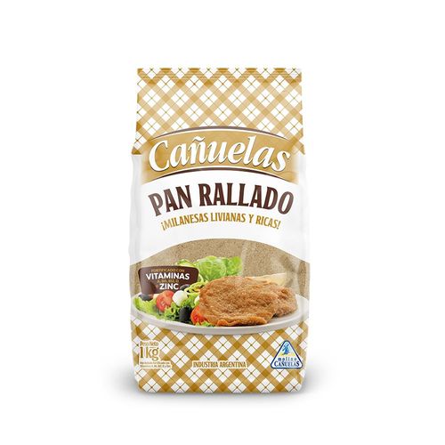 Pan Rallado Fortificado Cañuelas 1 Kg.