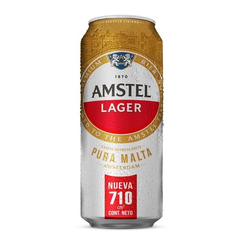 Cerveza Amstel 710 Ml.