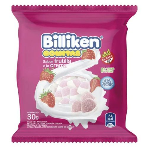 Gomitas Fruti Crema Billiken 30 Gr.