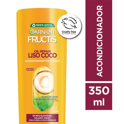 Acondicionador Fructis Liso Coco 350 Ml.