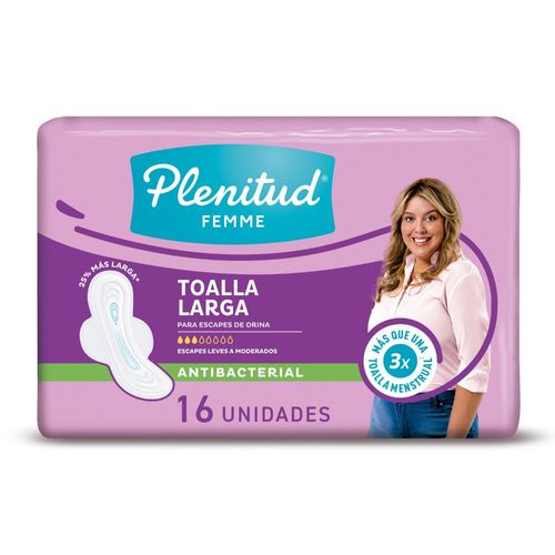 Toalla Plenitud Femme Larga x 16 Ud.