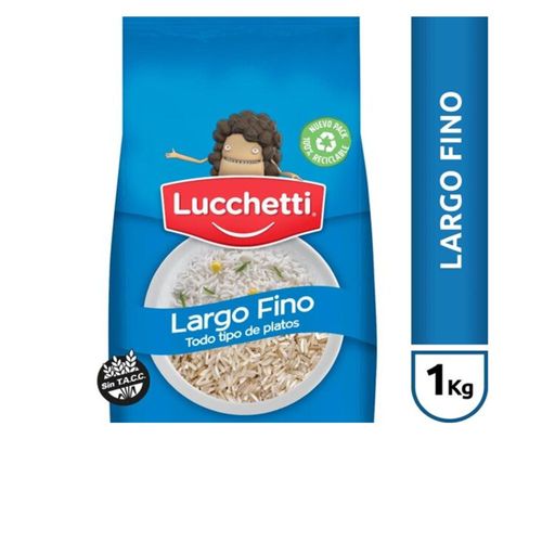 Arroz Largo Fino Luchetti 1 Kg.