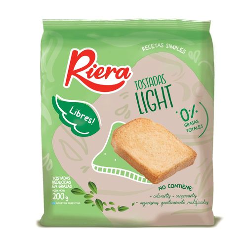 Tostadas Light Libre Riera 200 Gr.