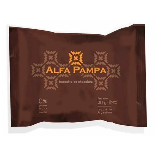 Bocadito Dulce de Leche Chocolate Alfa Pampa 30 Gr.