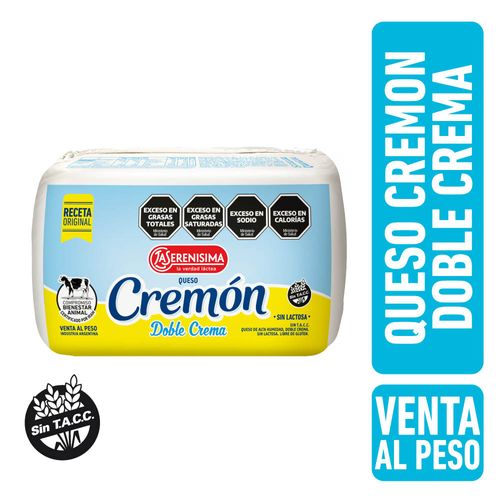 Queso Cremón Doble Crema La Serenísima 500 Gr.