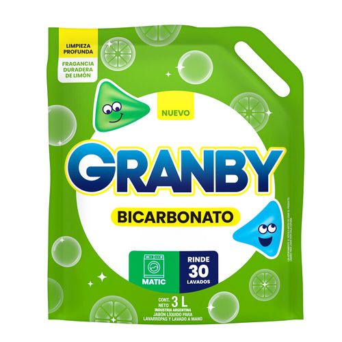 Jabon Liquido Limon Granby 3 Lt.