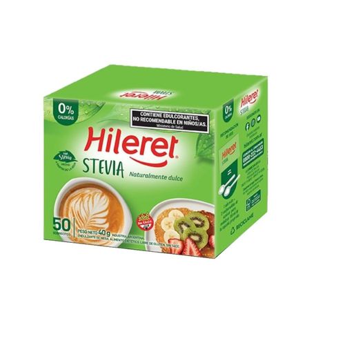 Edulcorante Stevia Hileret 40 Gr.