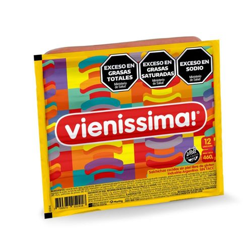 Salchichas X 12 Ud Vienissima 460 Gr.