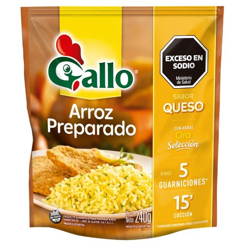 Arroz Preparado Queso Gallo 240 Gr.