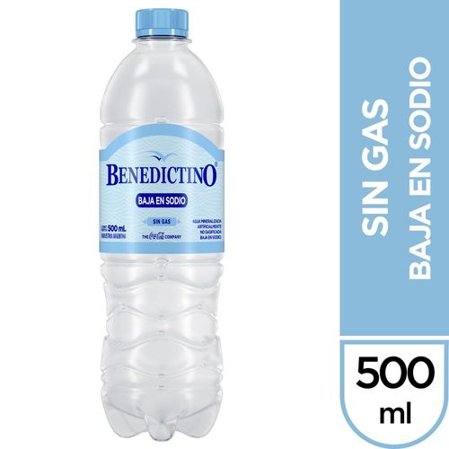 Agua Benedictino Sin Gas 500 Ml.