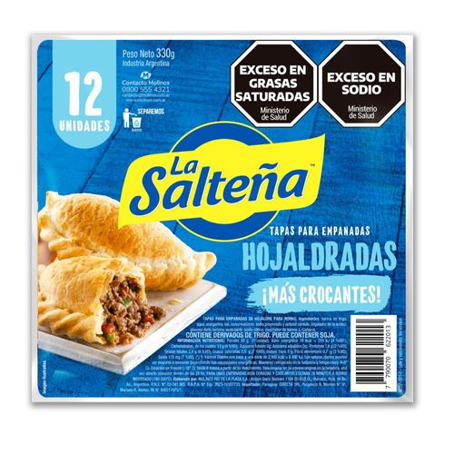 Tapa Para Empanadas Horno La Salteña 12 Ud.