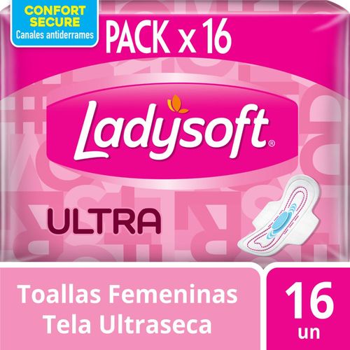 Toallas Femeninas Ladysoft Ultra Protect X 16 Ud.