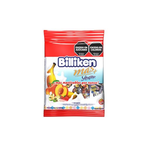 Caramelo Masticable De Yogur Billiken 150 Gr.