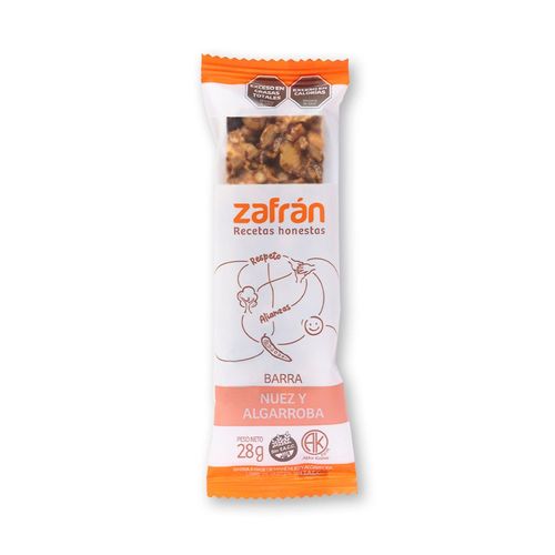 Barrita Nuez  Algarroba Zafran 28 Gr.