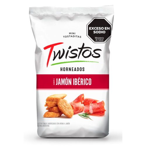 Mini Tostadas De Jamón Ibérico Twistos X 155 Gr.