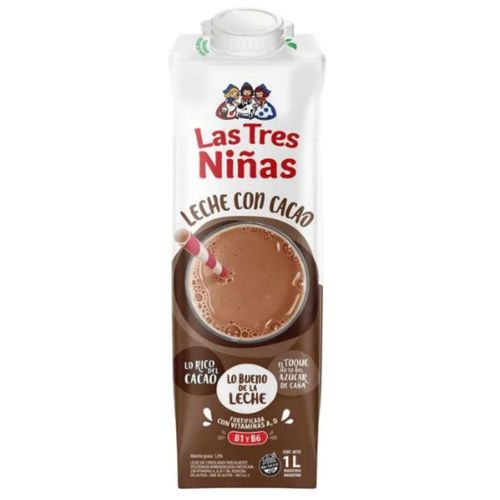 Leche Chocolatada Las 3 Niñas 1 Lt.