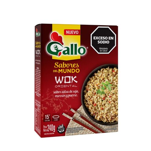 Arroz Wok Oriental Gallo 240 Gr.