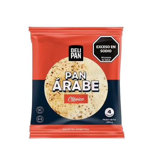 Pan Arabe Clasico Delipan 300 Gr.