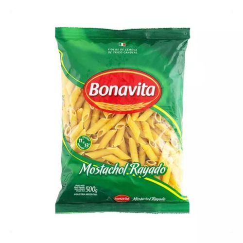 Fideos Mostachol Bonavita 500 Gr.