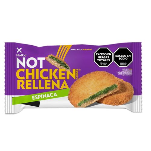 Medallon Notchicken Relleno Espinaca Notco 240 Gr.