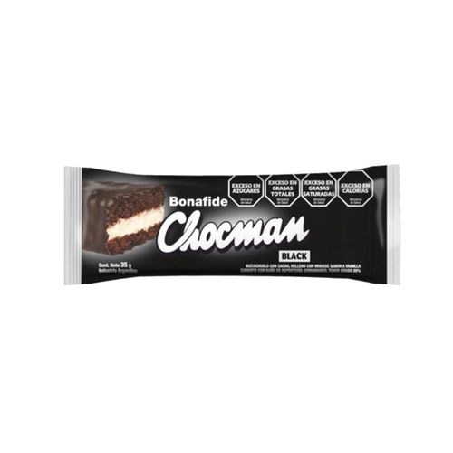 Bizcochuelo Chocman Black Bonafide 35 Gr.