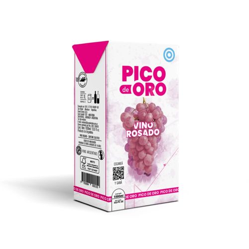 Vino Rosado Pico De Oro 1 Lt.