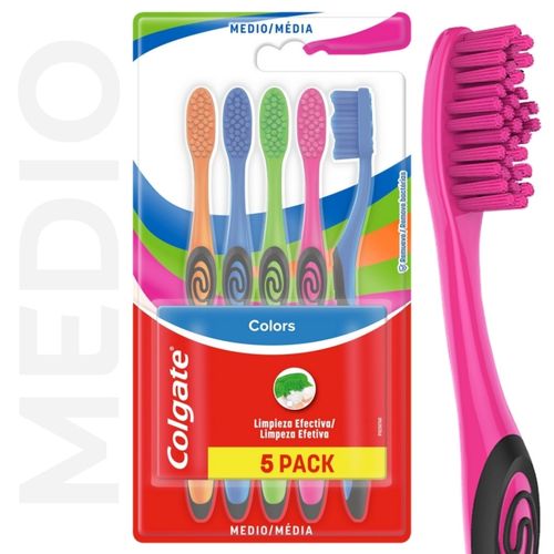 Cepillo De Dientes Colgate Colors Collection 5 Ud.