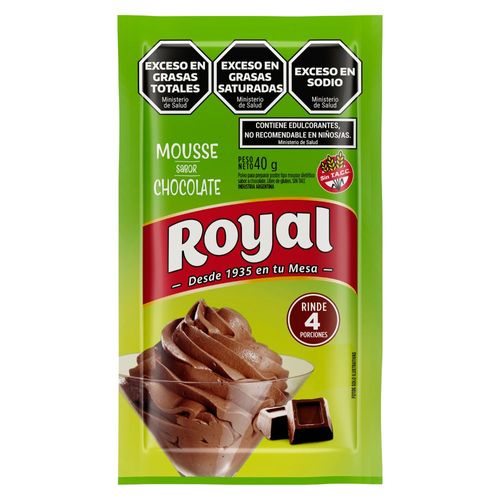 Mousse Royal Light Chocolate 40 Gr.