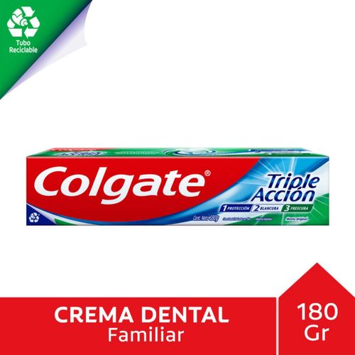 Pasta Dental Colgate Triple Beneficio 180 Gr.