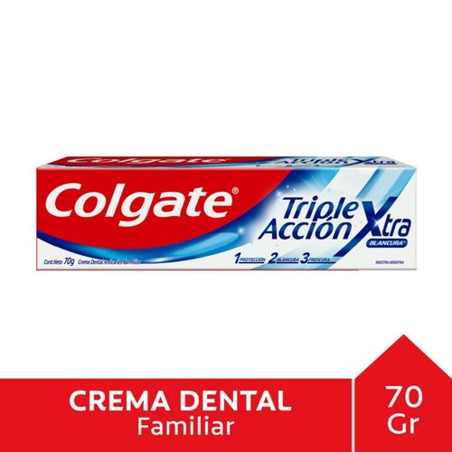 Pasta Dental Colgate Triple Beneficio Blanqueador 70 Gr.