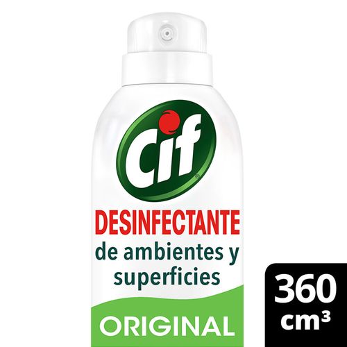 Aerosol Desinfectante de Ambientes y Superficies Cif Original 260 Gr.