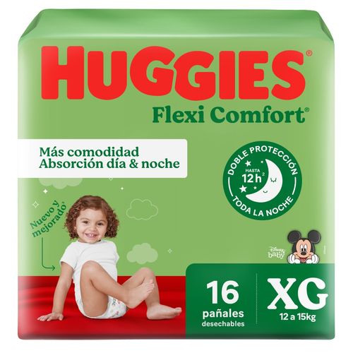 Pañal Huggies Flexi Comfort XG Edicion Limitada 16 Ud.