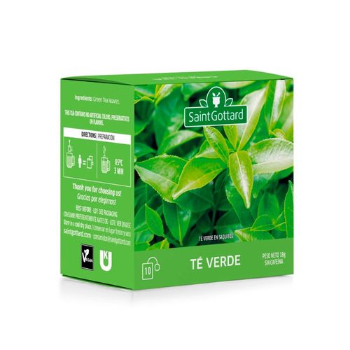 Te Verde En Saquitos Saint Gottard 10 Ud.