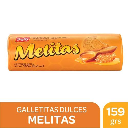 Galletas Sabor Miel Melitas 159 Gr.