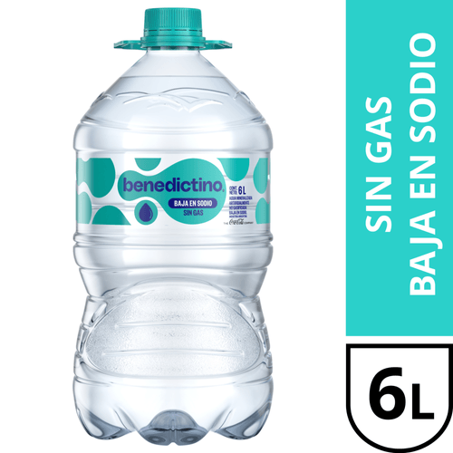 Agua Benedictino Sin Gas 6 Lt.