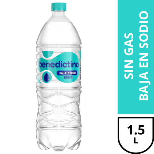 Agua Benedictino Sin Gas 1.5 Lt.