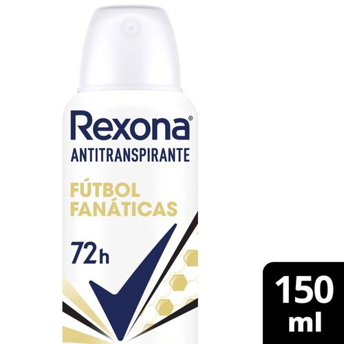 Desodorante Fútbol Fanáticas Women Rexona 150 Ml.