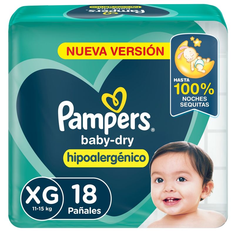 Pañales-Pampers-Baby-Dry-Hipoalergenico-Talle-XG-18-Ud-_1