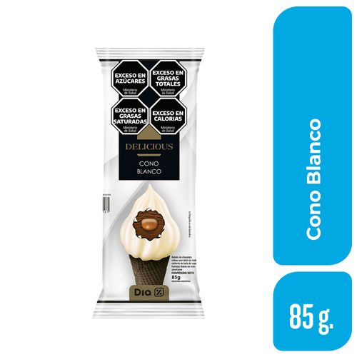 Helado Cono Dulce De Leche Delicius 85Gr