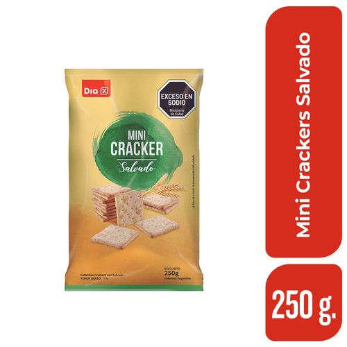 Mini Crackers Salvado Dia 250 Gr.