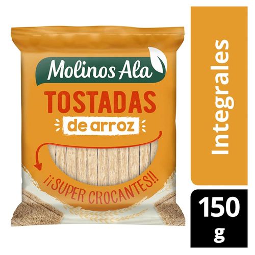 Tostaditas de Arroz Molinos Ala Integral 150 Gr.