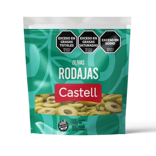 Aceituna Verdes En Rodajas Doy Pack Castell 80 Gr