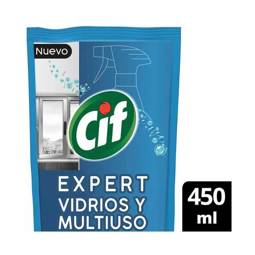 Limpiador Vidrio Multiuso Expert Cif 450 Ml.