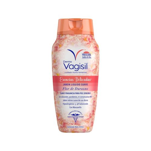 Jabon Intimo Durazno Dermo Vagisil 355 Ml.