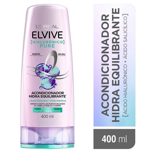 Acondicionador Elvive Hialuronico Pure 400 Ml.