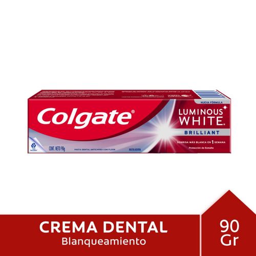 Pasta Dental Colgate Luminous Blanqueadora 90 Gr.